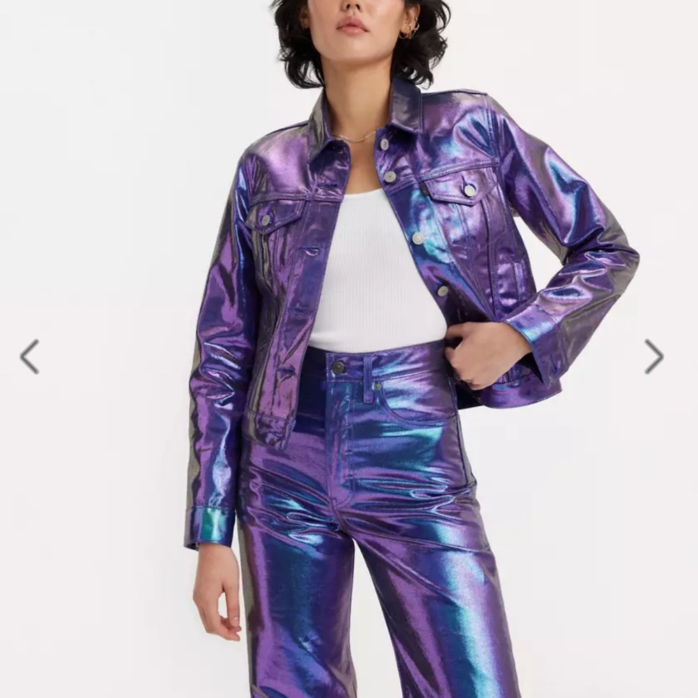 Levi’s iridescent Jean jacket Xs